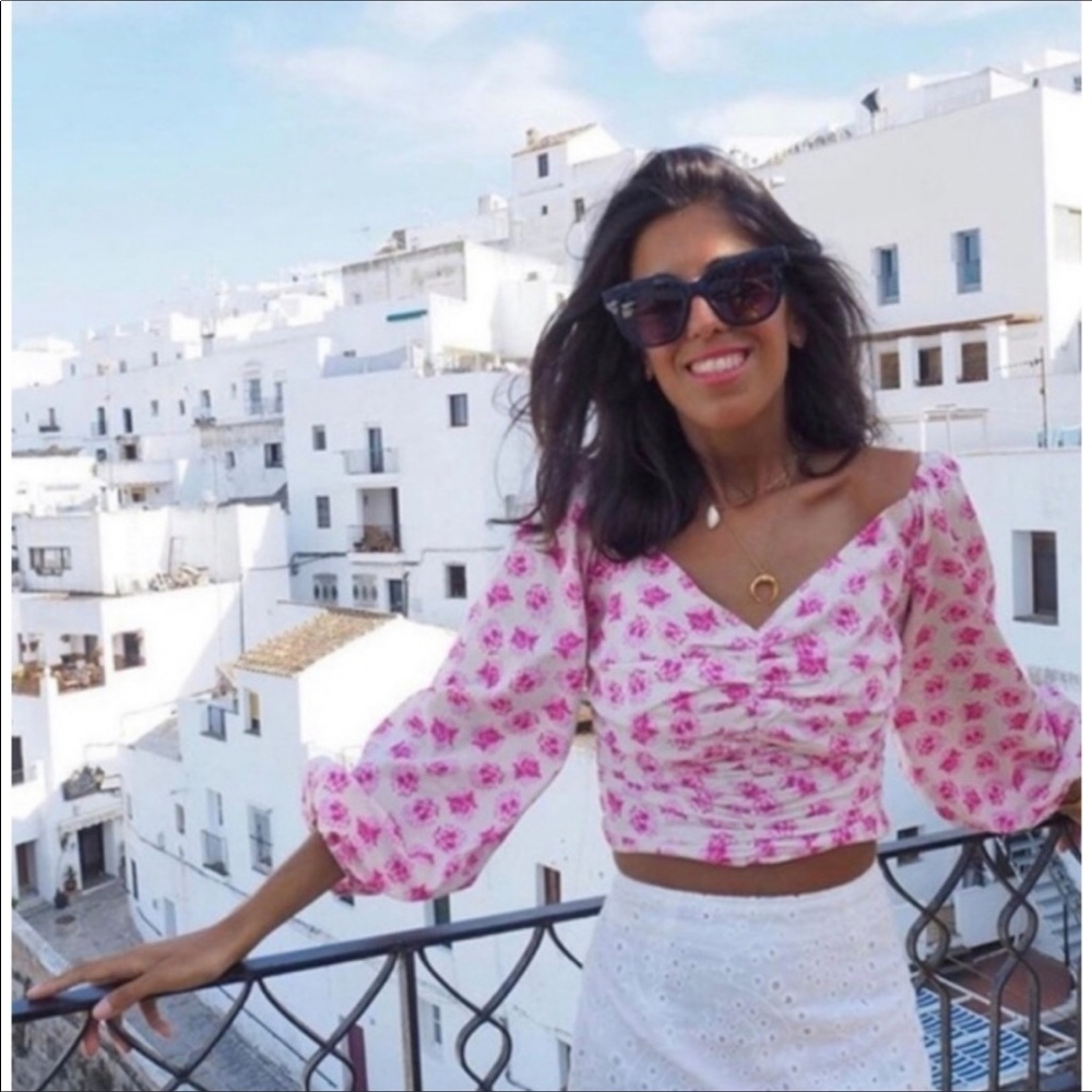 Zara | Blogger’s favourite pink crop top
